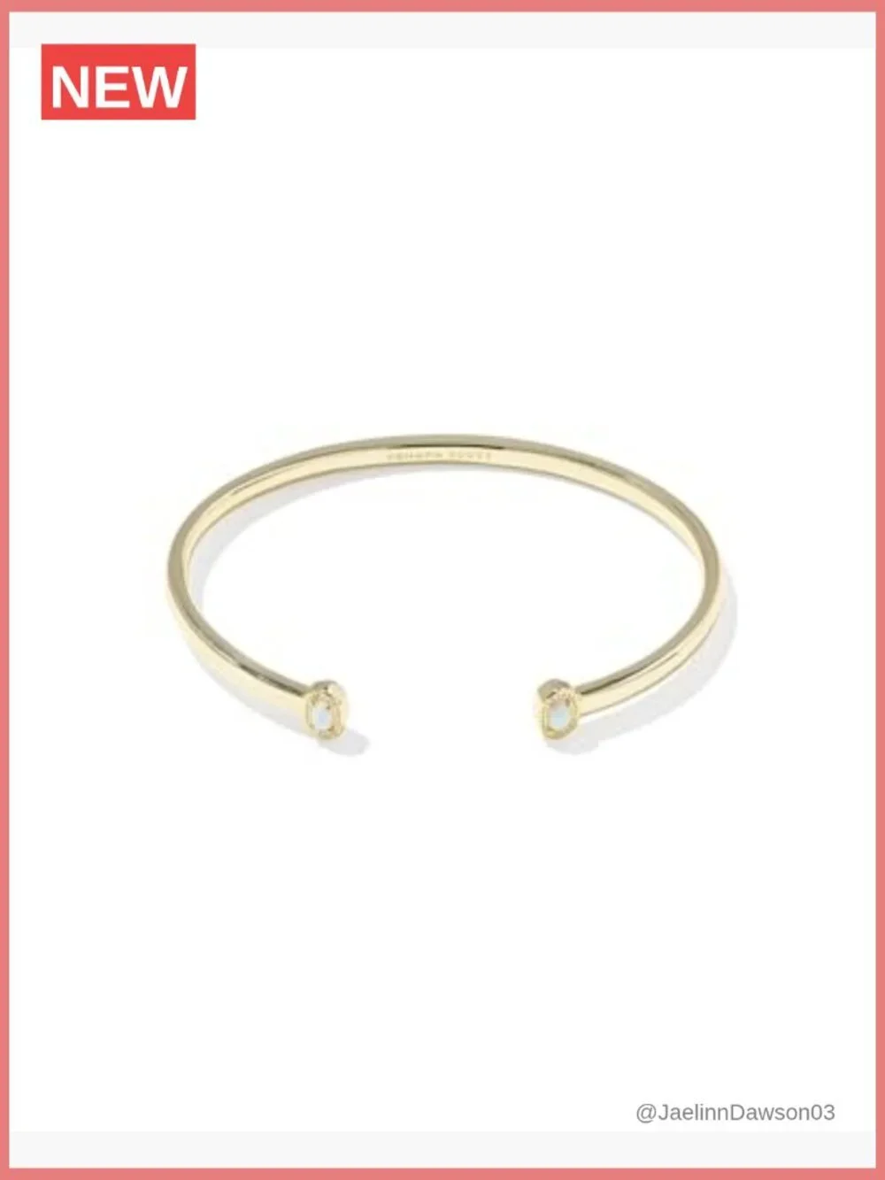 Mini Elton Cuff Bracelet, Gold Plated Brass, 6.25 In, Open Cuff